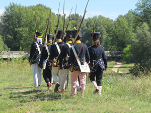 IX Festa Reviu els Setges Napole&ograve;nics de Girona. Recreaci&oacute; d'una batalla al parc de les Ribes del Ter