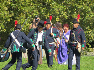 IX Festa Reviu els Setges Napole&ograve;nics de Girona. Recreaci&oacute; d'una batalla al parc de les Ribes del Ter