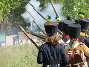 IX Festa Reviu els Setges Napole&ograve;nics de Girona. Recreaci&oacute; d'una batalla al parc de les Ribes del Ter