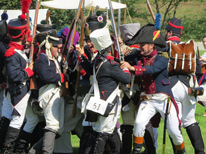 IX Festa Reviu els Setges Napole&ograve;nics de Girona. Recreaci&oacute; d'una batalla al parc de les Ribes del Ter