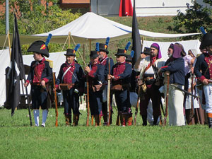 IX Festa Reviu els Setges Napole&ograve;nics de Girona. Recreaci&oacute; d'una batalla al parc de les Ribes del Ter