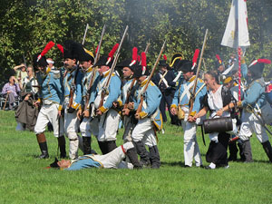 IX Festa Reviu els Setges Napole&ograve;nics de Girona. Recreaci&oacute; d'una batalla al parc de les Ribes del Ter