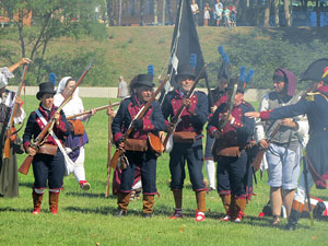 IX Festa Reviu els Setges Napole&ograve;nics de Girona. Recreaci&oacute; d'una batalla al parc de les Ribes del Ter