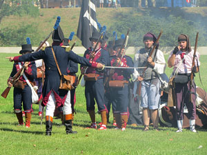 IX Festa Reviu els Setges Napole&ograve;nics de Girona. Recreaci&oacute; d'una batalla al parc de les Ribes del Ter
