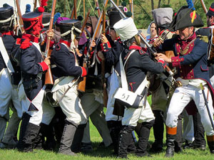 IX Festa Reviu els Setges Napole&ograve;nics de Girona. Recreaci&oacute; d'una batalla al parc de les Ribes del Ter