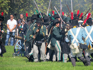 IX Festa Reviu els Setges Napole&ograve;nics de Girona. Recreaci&oacute; d'una batalla al parc de les Ribes del Ter
