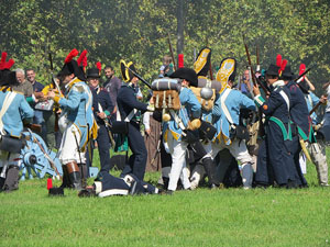 IX Festa Reviu els Setges Napole&ograve;nics de Girona. Recreaci&oacute; d'una batalla al parc de les Ribes del Ter