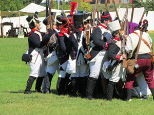 IX Festa Reviu els Setges Napole&ograve;nics de Girona. Recreaci&oacute; d'una batalla al parc de les Ribes del Ter