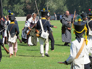 IX Festa Reviu els Setges Napole&ograve;nics de Girona. Recreaci&oacute; d'una batalla al parc de les Ribes del Ter