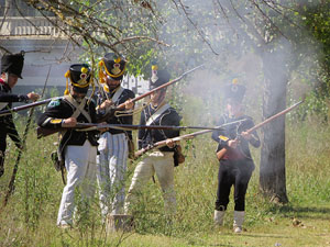 IX Festa Reviu els Setges Napole&ograve;nics de Girona. Recreaci&oacute; d'una batalla al parc de les Ribes del Ter