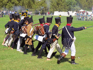 IX Festa Reviu els Setges Napole&ograve;nics de Girona. Recreaci&oacute; d'una batalla al parc de les Ribes del Ter