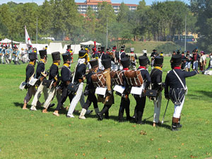 IX Festa Reviu els Setges Napole&ograve;nics de Girona. Recreaci&oacute; d'una batalla al parc de les Ribes del Ter