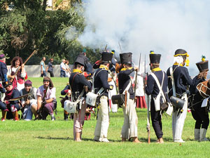 IX Festa Reviu els Setges Napole&ograve;nics de Girona. Recreaci&oacute; d'una batalla al parc de les Ribes del Ter