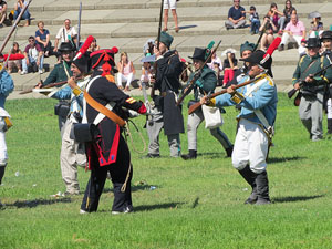 IX Festa Reviu els Setges Napole&ograve;nics de Girona. Recreaci&oacute; d'una batalla al parc de les Ribes del Ter