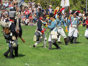 IX Festa Reviu els Setges Napole&ograve;nics de Girona. Recreaci&oacute; d'una batalla al parc de les Ribes del Ter