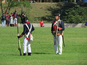 IX Festa Reviu els Setges Napole&ograve;nics de Girona. Recreaci&oacute; d'una batalla al parc de les Ribes del Ter