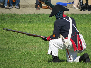 IX Festa Reviu els Setges Napole&ograve;nics de Girona. Recreaci&oacute; d'una batalla al parc de les Ribes del Ter