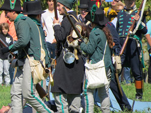 IX Festa Reviu els Setges Napole&ograve;nics de Girona. Recreaci&oacute; d'una batalla al parc de les Ribes del Ter