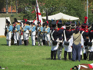 IX Festa Reviu els Setges Napole&ograve;nics de Girona. Recreaci&oacute; d'una batalla al parc de les Ribes del Ter