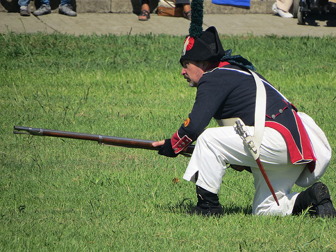 IX Festa Reviu els Setges Napole&ograve;nics de Girona. Recreaci&oacute; d'una batalla al parc de les Ribes del Ter