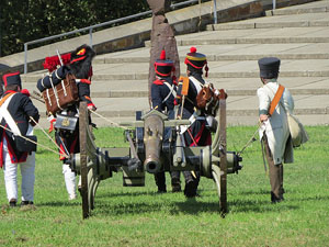 IX Festa Reviu els Setges Napole&ograve;nics de Girona. Recreaci&oacute; d'una batalla al parc de les Ribes del Ter