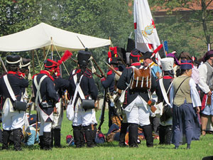 IX Festa Reviu els Setges Napole&ograve;nics de Girona. Recreaci&oacute; d'una batalla al parc de les Ribes del Ter
