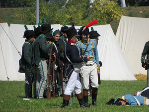 IX Festa Reviu els Setges Napole&ograve;nics de Girona. Recreaci&oacute; d'una batalla al parc de les Ribes del Ter