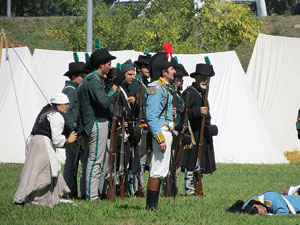 IX Festa Reviu els Setges Napole&ograve;nics de Girona. Recreaci&oacute; d'una batalla al parc de les Ribes del Ter