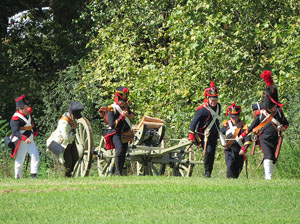 IX Festa Reviu els Setges Napole&ograve;nics de Girona. Recreaci&oacute; d'una batalla al parc de les Ribes del Ter