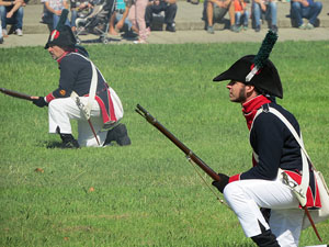 IX Festa Reviu els Setges Napole&ograve;nics de Girona. Recreaci&oacute; d'una batalla al parc de les Ribes del Ter