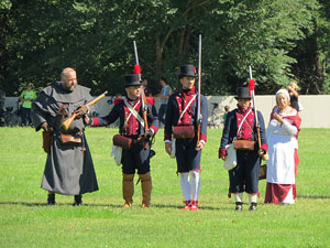 IX Festa Reviu els Setges Napole&ograve;nics de Girona. Recreaci&oacute; d'una batalla al parc de les Ribes del Ter