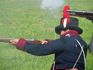 IX Festa Reviu els Setges Napole&ograve;nics de Girona. Recreaci&oacute; d'una batalla al parc de les Ribes del Ter