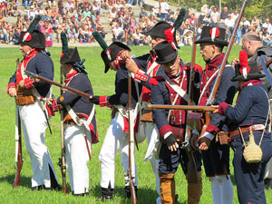 IX Festa Reviu els Setges Napole&ograve;nics de Girona. Recreaci&oacute; d'una batalla al parc de les Ribes del Ter