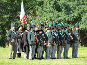 IX Festa Reviu els Setges Napole&ograve;nics de Girona. Recreaci&oacute; d'una batalla al parc de les Ribes del Ter
