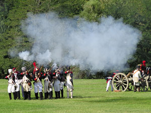 IX Festa Reviu els Setges Napole&ograve;nics de Girona. Recreaci&oacute; d'una batalla al parc de les Ribes del Ter