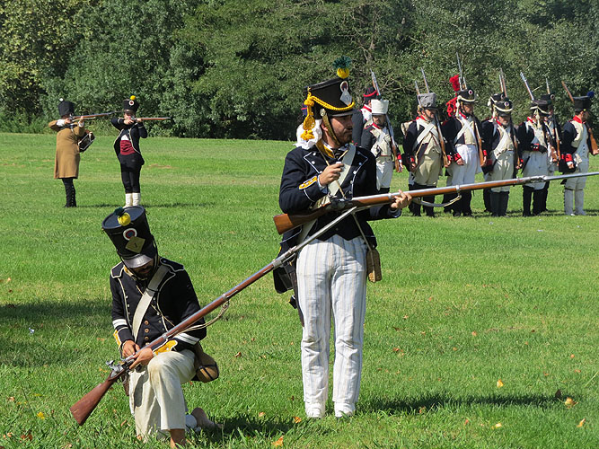 IX Festa Reviu els Setges Napole&ograve;nics de Girona. Recreaci&oacute; d'una batalla al parc de les Ribes del Ter