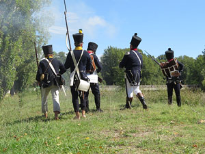 IX Festa Reviu els Setges Napole&ograve;nics de Girona. Recreaci&oacute; d'una batalla al parc de les Ribes del Ter
