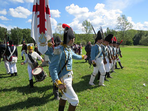 IX Festa Reviu els Setges Napole&ograve;nics de Girona. Finalitzaci&oacute; de la recreaci&oacute; a les Ribes del Ter