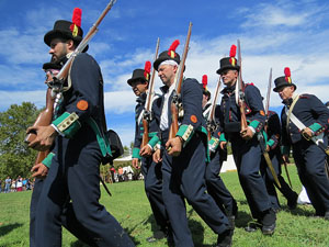 IX Festa Reviu els Setges Napole&ograve;nics de Girona. Finalitzaci&oacute; de la recreaci&oacute; a les Ribes del Ter