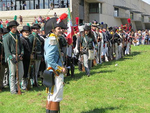 IX Festa Reviu els Setges Napole&ograve;nics de Girona. Finalitzaci&oacute; de la recreaci&oacute; a les Ribes del Ter