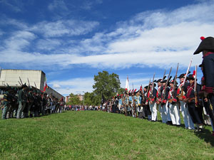 IX Festa Reviu els Setges Napole&ograve;nics de Girona. Finalitzaci&oacute; de la recreaci&oacute; a les Ribes del Ter