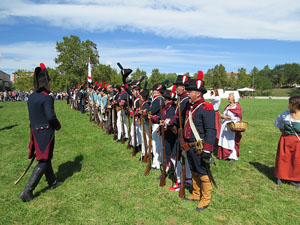 IX Festa Reviu els Setges Napole&ograve;nics de Girona. Finalitzaci&oacute; de la recreaci&oacute; a les Ribes del Ter