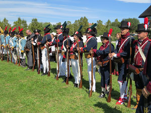 IX Festa Reviu els Setges Napole&ograve;nics de Girona. Finalitzaci&oacute; de la recreaci&oacute; a les Ribes del Ter
