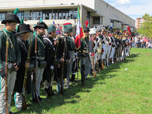IX Festa Reviu els Setges Napole&ograve;nics de Girona. Finalitzaci&oacute; de la recreaci&oacute; a les Ribes del Ter