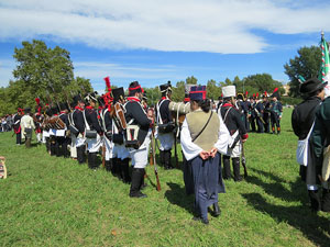 IX Festa Reviu els Setges Napole&ograve;nics de Girona. Finalitzaci&oacute; de la recreaci&oacute; a les Ribes del Ter