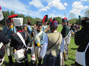 IX Festa Reviu els Setges Napole&ograve;nics de Girona. Finalitzaci&oacute; de la recreaci&oacute; a les Ribes del Ter