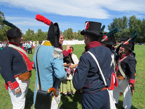 IX Festa Reviu els Setges Napole&ograve;nics de Girona. Finalitzaci&oacute; de la recreaci&oacute; a les Ribes del Ter