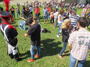 IX Festa Reviu els Setges Napole&ograve;nics de Girona. Finalitzaci&oacute; de la recreaci&oacute; a les Ribes del Ter