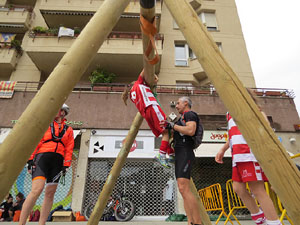 V Jornada de l'Esport Femení 2017 a la plaça Salvador Espriu, la de Francesc Calvet i Rubalcaba, i el riu Onyar