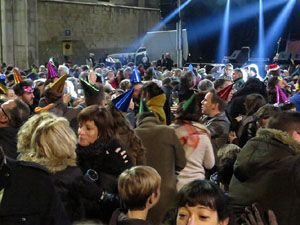 Nadal 2016. Campanades de Cap d'Any a la Catedral de Girona i actuaci&oacute; de Tapeo Sound System